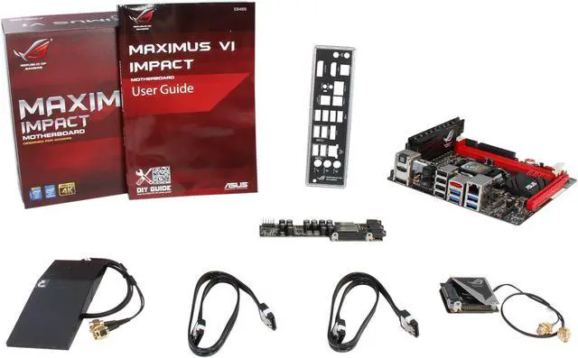 Alt view image 5 of 5 - ASUS MAXIMUS VI IMPACT LGA 1150 Intel Z87 HDMI USB 3.0 Mini ITX Intel Motherboard