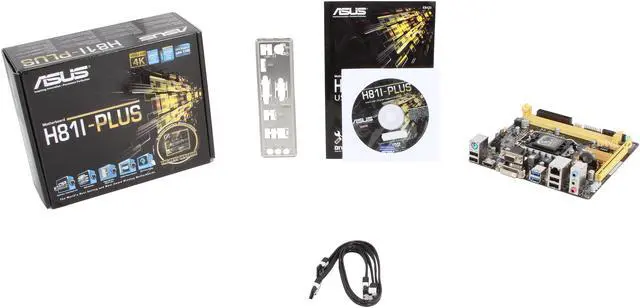 Alt view image 5 of 5 - ASUS H81I-PLUS LGA 1150 Intel H81 HDMI USB 3.0 Mini ITX Intel Motherboard