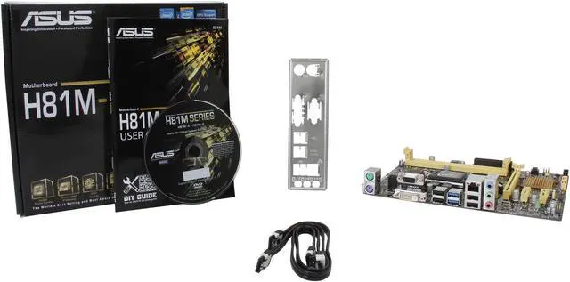 Alt view image 5 of 5 - ASUS H81M-E LGA 1150 Intel H81 USB 3.1 uATX Intel Motherboard