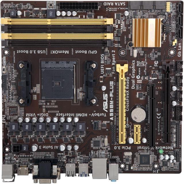 ASUS A55BM-A/USB3 FM2+ / FM2 Micro ATX AMD Motherboard - Newegg.com