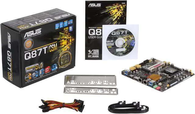 Alt view image 5 of 5 - ASUS Q87T/CSM LGA 1150 Intel Q87 HDMI USB 3.0 Thin Mini-ITX Intel Motherboard For AiO And Ultra Slim Systems