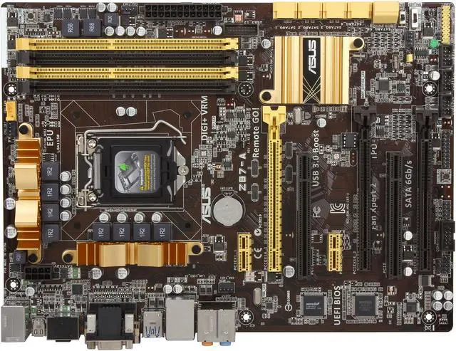Alt view image 3 of 5 - ASUS Z87-A LGA 1150 Intel Z87 HDMI SATA 6Gb/s USB 3.0 ATX Intel Motherboard Certified Refurbished