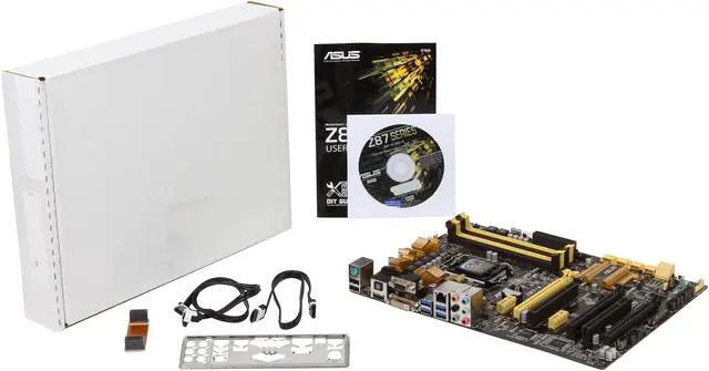 Alt view image 5 of 5 - ASUS Z87-A LGA 1150 Intel Z87 HDMI SATA 6Gb/s USB 3.0 ATX Intel Motherboard Certified Refurbished