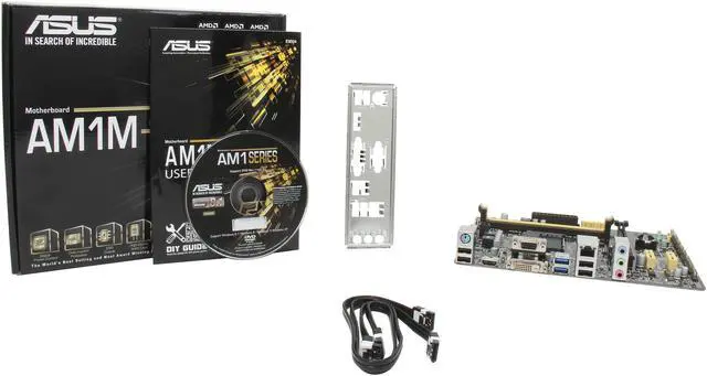 Alt view image 6 of 5 - ASUS AM1M-A AM1 USB 3.0 HDMI Micro ATX AMD Motherboard