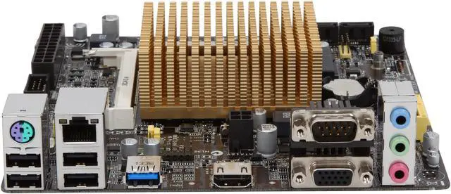 Alt view image 2 of 5 - ASUS J1800I-C Intel Celeron Dual-Core J1800 Mini ITX Motherboard / CPU / VGA Combo