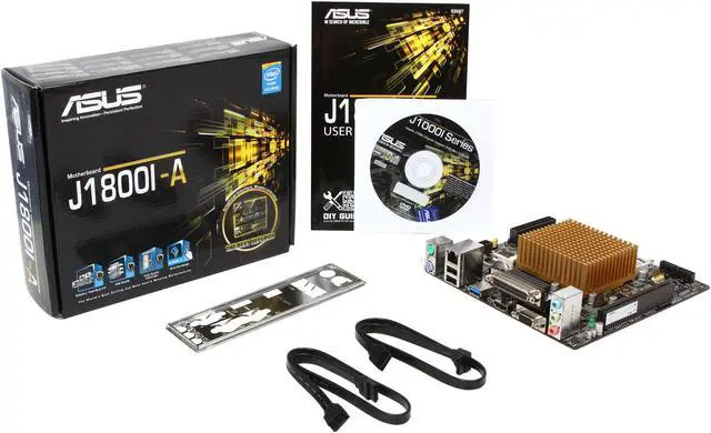 Alt view image 5 of 5 - ASUS J1800I-A Intel Celeron Dual-Core J1800 Mini ITX Motherboard / CPU / VGA Combo