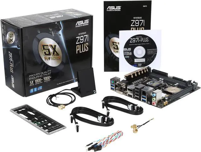 Alt view image 5 of 5 - ASUS Z97I-PLUS LGA 1150 Intel Z97 HDMI USB 3.0 Mini ITX Intel Motherboard
