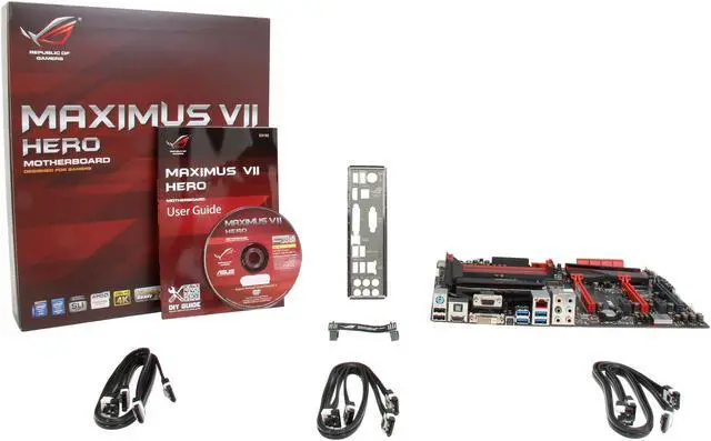 Alt view image 5 of 5 - ASUS ROG MAXIMUS VII HERO LGA 1150 Intel Z97 HDMI USB 3.0 ATX Intel Gaming Motherboard