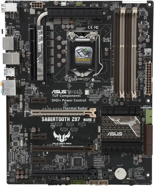 Alt view image 4 of 5 - ASUS SABERTOOTH Z97 MARK2 LGA 1150 Intel Z97 HDMI USB 3.0 ATX Intel Motherboard