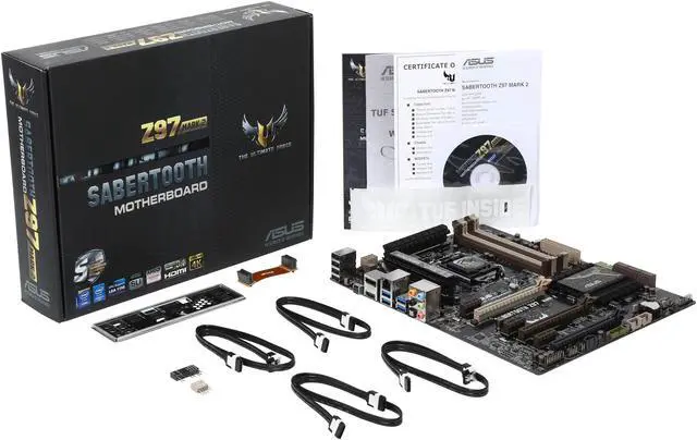 Alt view image 6 of 5 - ASUS SABERTOOTH Z97 MARK2 LGA 1150 Intel Z97 HDMI USB 3.0 ATX Intel Motherboard