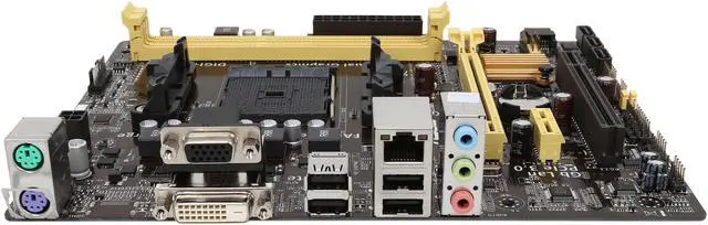 Alt view image 2 of 5 - ASUS A58M-K FM2+ AMD A58 (Bolton D2) Micro ATX AMD Motherboard