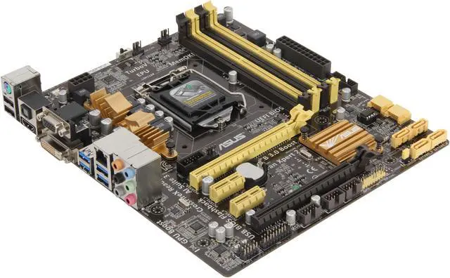 Main image of ASUS Z87M-PLUS LGA 1150 Intel Z87 HDMI USB 3.0 uATX Intel Motherboard