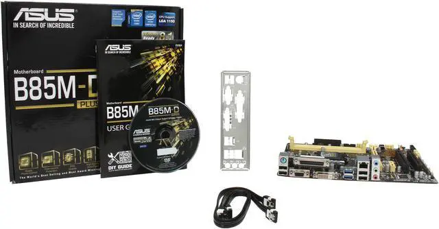 Alt view image 6 of 5 - ASUS B85M-D PLUS LGA 1150 Intel B85 USB 3.0 Micro ATX Intel Motherboard