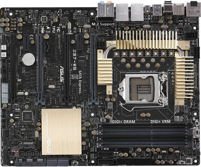 Main image of ASUS Z97-WS LGA 1150 Intel Z97 HDMI USB 3.0 ATX Intel Motherboard