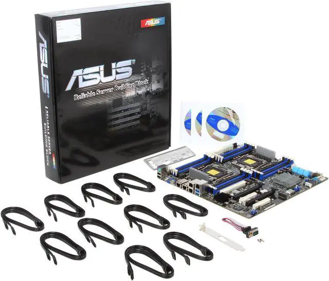 Alt view image 5 of 5 - ASUS Z10PE-D16/4L SSI EEB Server Motherboard Dual LGA 2011 R3
