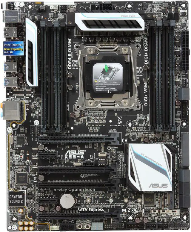 Alt view image 4 of 5 - ASUS X99-A LGA 2011-v3 Intel X99 USB 3.0 ATX Intel Motherboard