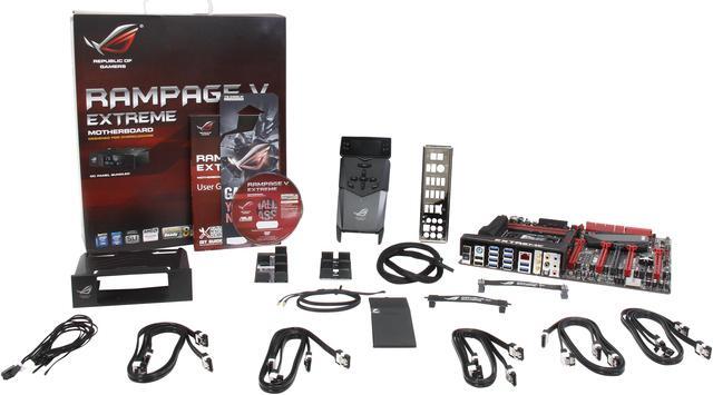 Alt view image 7 of 6 - ASUS RAMPAGE V EXTREME LGA 2011-v3 Intel X99 USB 3.0 Extended ATX Intel Motherboard