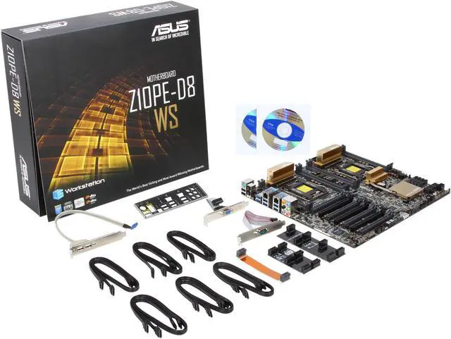 Alt view image 5 of 5 - ASUS Z10PE-D8 WS EEB Server Motherboard Dual LGA 2011-3