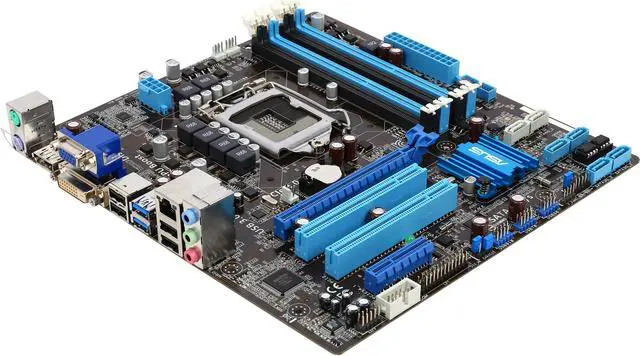 Main image of ASUS P8Q77-M/CSM-R LGA 1155 Intel Q77 USB 3.0 Micro ATX Intel Motherboard - Certified - Grade A