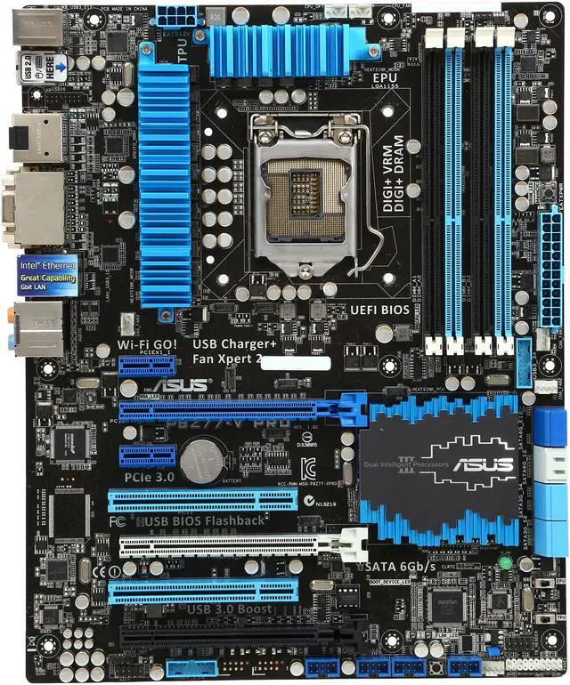 Alt view image 3 of 5 - ASUS P8Z77-V PRO-R LGA 1155 Intel Z77 HDMI USB 3.0 ATX Intel Motherboard - Certified - Grade A