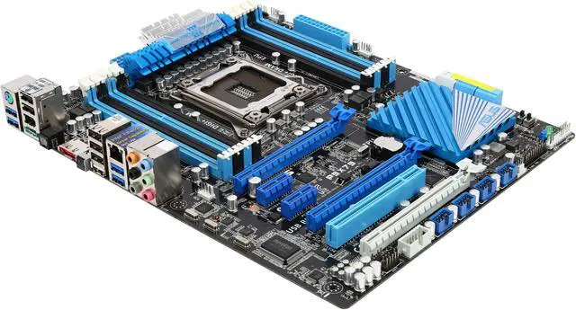 Main image of ASUS P9X79-R LGA 2011 Intel X79 USB 3.0 ATX Intel Motherboard with UEFI BIOS - Certified - Grade A