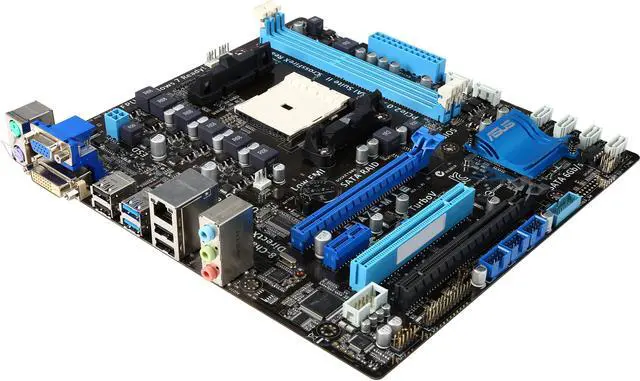 Main image of ASUS F1A75-M LE-R FM1 AMD A75 (Hudson D3) USB 3.0 Micro ATX AMD Motherboard with UEFI BIOS