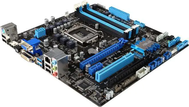 Main image of ASUS P8H77-M/CSM-R LGA 1155 Intel H77 HDMI SATA 6Gb/s USB 3.0 Micro ATX Intel Motherboard Certified Refurbished