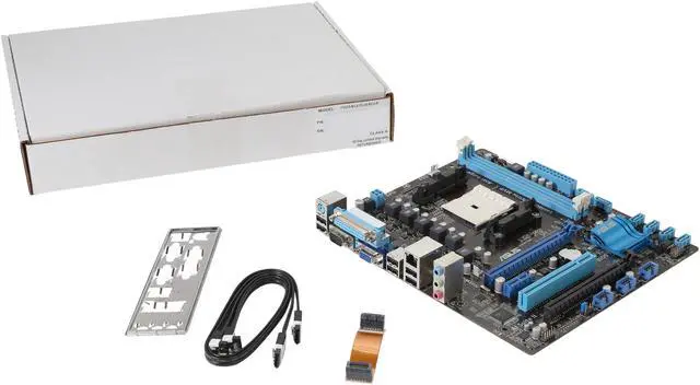 Alt view image 5 of 5 - ASUS F1A55-M LX PLUS R2.0-R FM1 AMD A55 (Hudson D2) Micro ATX AMD Motherboard with UEFI BIOS