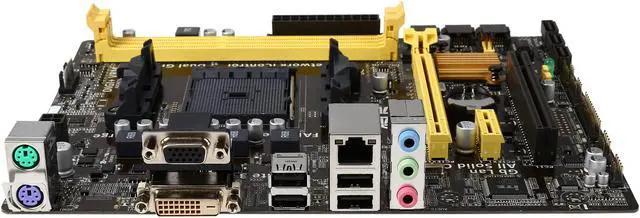 Alt view image 2 of 5 - ASUS A55BM-E-R FM2+ / FM2 AMD A55 (Hudson D2) Micro ATX AMD Motherboard Certified Refurbished