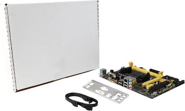 Alt view image 5 of 5 - ASUS A55BM-E-R FM2+ / FM2 AMD A55 (Hudson D2) Micro ATX AMD Motherboard Certified Refurbished