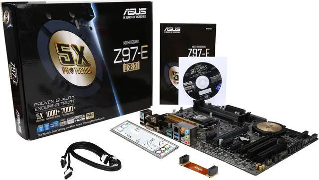 Alt view image 5 of 5 - ASUS Z97-E/USB3.1 LGA 1150 Intel Z97 HDMI SATA 6Gb/s USB 3.1 USB 3.0 ATX Intel Motherboard