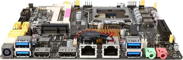 Refurbished: ASUS Q87T/CSM-R LGA 1150 Thin Mini-ITX Intel Motherboard ...