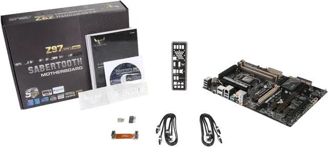 Alt view image 6 of 6 - ASUS SABERTOOTH Z97 MARK 2/USB 3.1 LGA 1150 Intel Z97 HDMI USB 3.1 USB 3.0 ATX Intel Motherboard