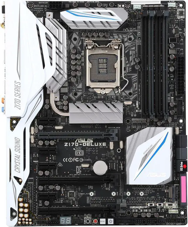 Alt view image 3 of 5 - ASUS Z170-DELUXE LGA 1151 Intel Z170 HDMI USB 3.1 USB 3.0 ATX Intel Motherboard