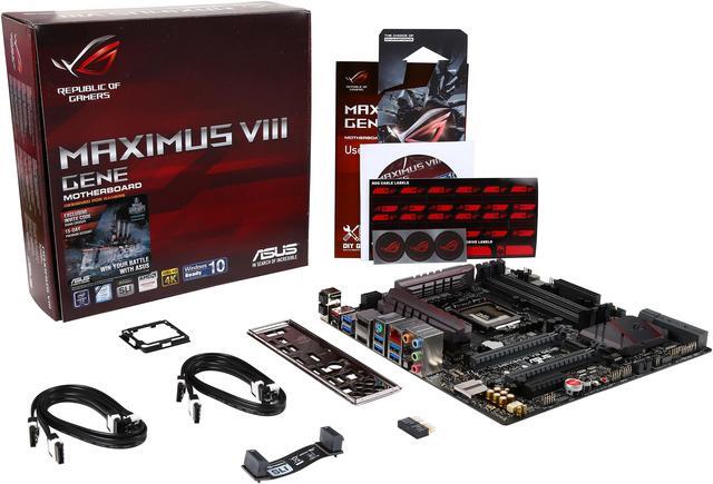 Alt view image 6 of 5 - ASUS ROG MAXIMUS VIII GENE LGA 1151 Intel Z170 HDMI USB 3.1 Micro ATX Intel Gaming Motherboard