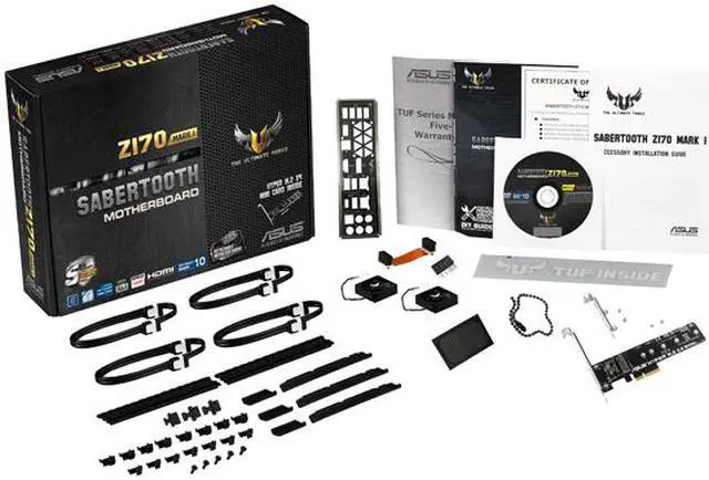Alt view image 12 of 13 - ASUS TUF SABERTOOTH Z170 MARK 1 LGA 1151 Intel Z170 HDMI USB 3.1 USB 3.0 ATX Intel Motherboard