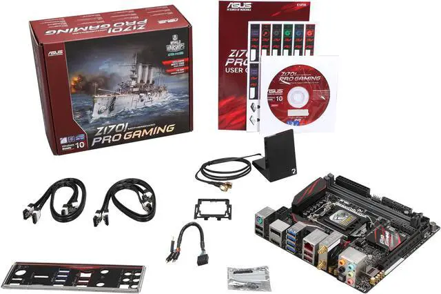 Alt view image 5 of 4 - ASUS Z170I PRO GAMING LGA 1151 Intel Z170 HDMI USB 3.1 USB 3.0 Mini ITX Intel Motherboard
