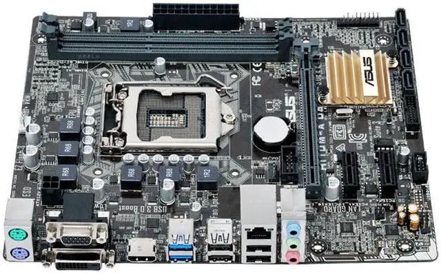 Alt view image 2 of 5 - ASUS H110M-A D3 LGA 1151 Intel H110 HDMI USB 3.0 uATX Intel Motherboard