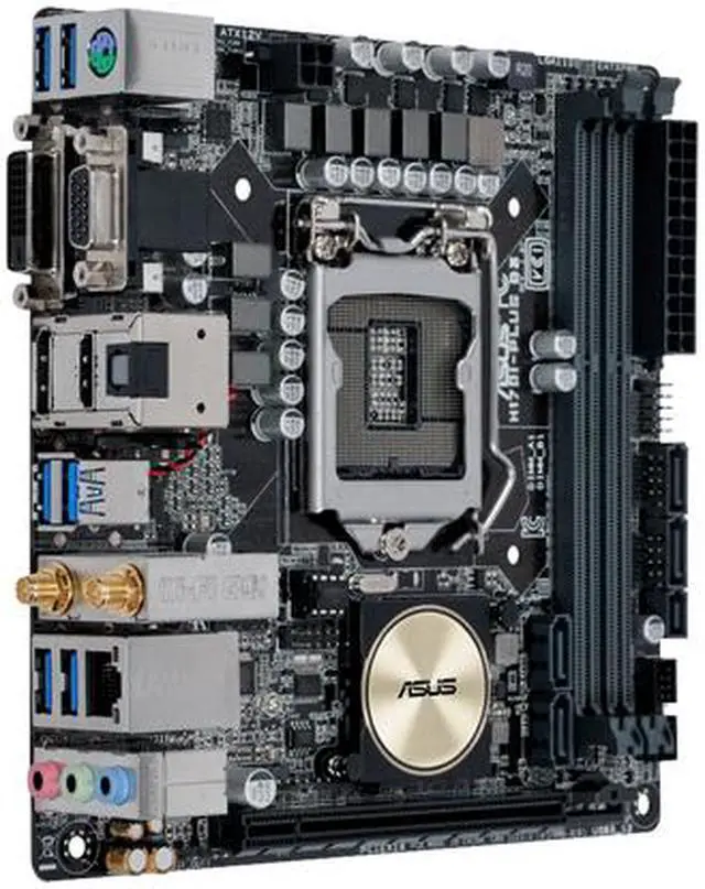 Alt view image 3 of 6 - Asus H170I-PLUS D3 Desktop Motherboard - Intel H170 Chipset - Socket H4 LGA-1151