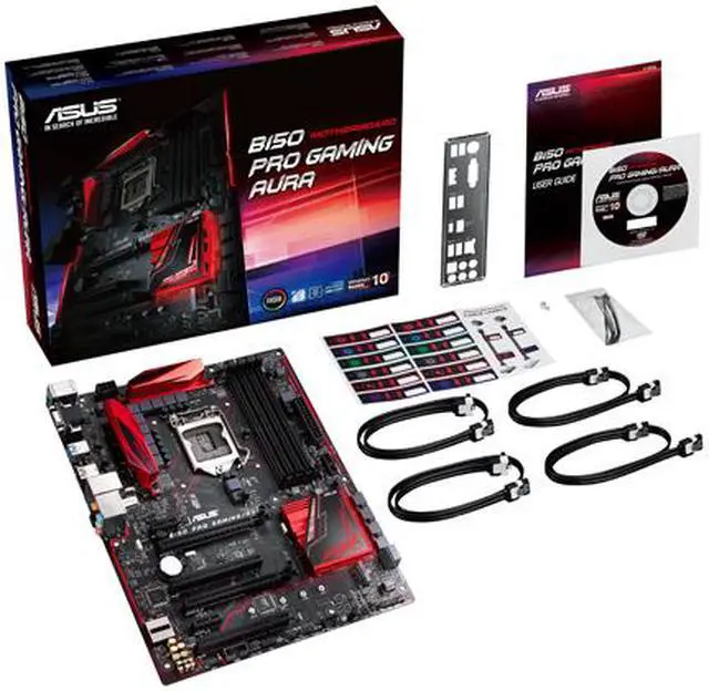 Alt view image 9 of 10 - ASUS B150 PRO GAMING/AURA LGA 1151 Intel B150 HDMI USB 3.1 USB 3.0 ATX Intel Motherboard