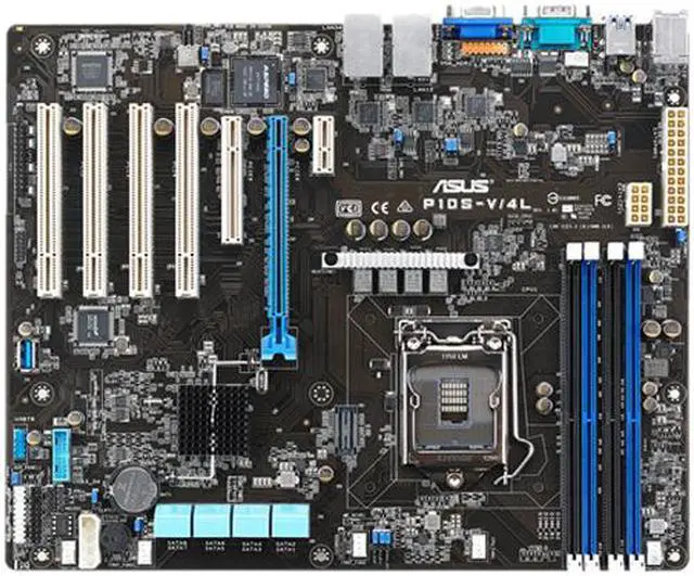 Alt view image 2 of 3 - Asus P10S-V/4L Intel C236 Chipset LGA-1151 DDR4 ATX Server Motherboard