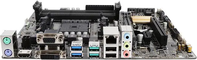 Alt view image 2 of 9 - ASUS A88XM-A/USB 3.1 FM2+ AMD A88X (Bolton D4) SATA 6Gb/s 2 x USB 3.1 (teal blue) USB 3.0 HDMI Micro ATX AMD Motherboard