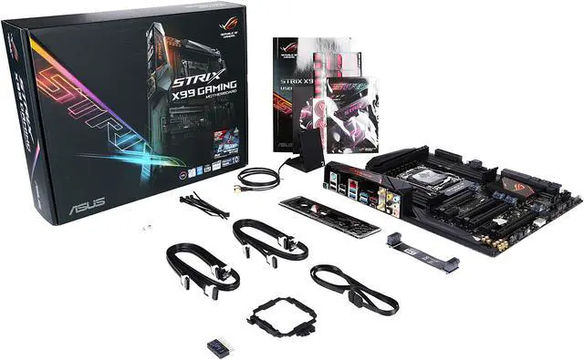 Alt view image 5 of 5 - ASUS ROG STRIX X99 GAMING LGA 2011-v3 Intel X99 USB 3.1 ATX Intel Motherboard