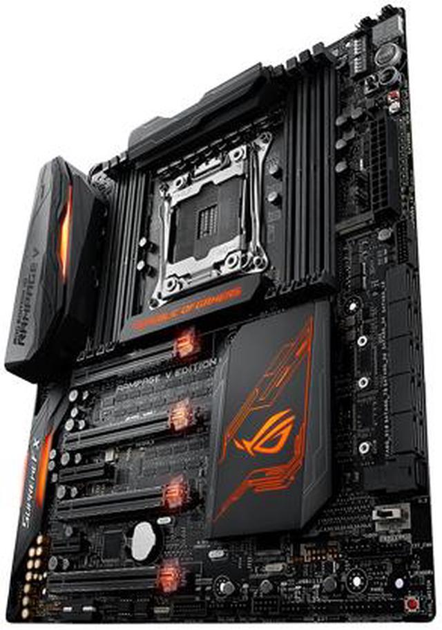 Alt view image 4 of 11 - ASUS ROG RAMPAGE V EDITION 10 LGA 2011-v3 Intel X99 USB 3.1 Extended ATX Motherboards - Intel
