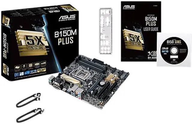 Alt view image 5 of 8 - ASUS B150M-PLUS LGA 1151 Intel B150 HDMI SATA 6Gb/s USB 3.0 Micro ATX Intel Motherboard