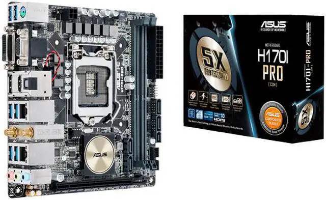 Alt view image 5 of 8 - ASUS H170I-PRO/CSM LGA 1151 Intel H170 HDMI USB 3.0 Mini ITX Motherboards - Intel