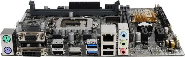 Alt view image 2 of 5 - ASUS - MOTHERBOARDS H110M-A/M.2 Intel H110 HDMI USB 3.0 Micro ATX Motherboards - Intel