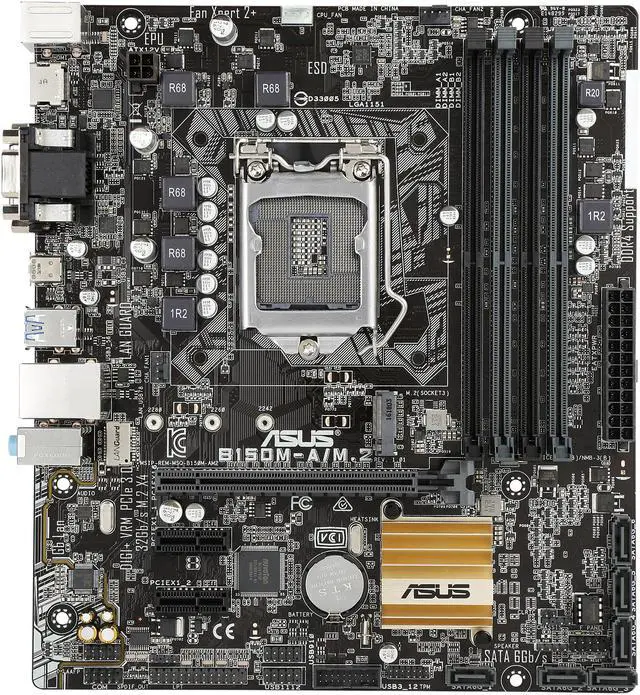 ASUS B150M-A/M.2 LGA 1151 Micro ATX Motherboards - Intel - Newegg.com