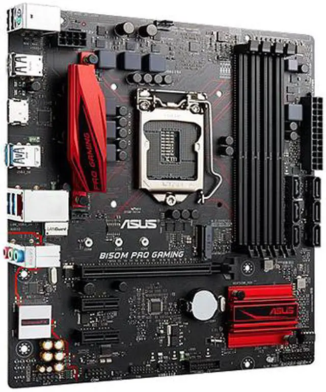Alt view image 4 of 6 - ASUS B150M PRO GAMING LGA 1151 Intel B150 HDMI SATA 6Gb/s USB 3.0 Micro ATX Motherboards - Intel
