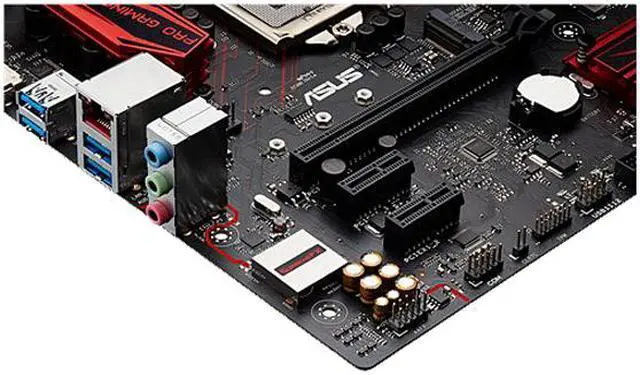 Alt view image 5 of 6 - ASUS B150M PRO GAMING LGA 1151 Intel B150 HDMI SATA 6Gb/s USB 3.0 Micro ATX Motherboards - Intel